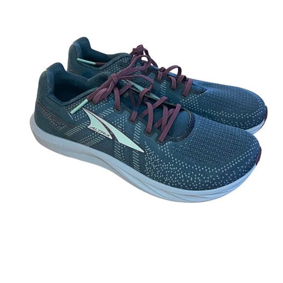 Altra Smartwool Colab WOMEN'S ESCALANTE 4 SW Size 10.5 Navy Purple Wide Toe Box - Picture 1 of 8